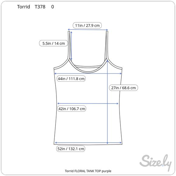 Torrid FLORAL TANK TOP purple - Picture 3 of 9